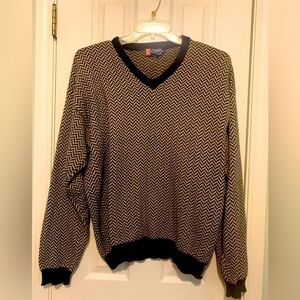 Chaps Ralph Lauren herringbone pullover sweater, XL